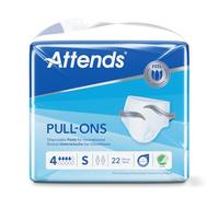 Attends Pull-Ons 4, Small, Disposable Incontinence Pants, 88 Units (4 Packs of 22) 211748