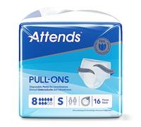 Attends Pull-Ons – Size 8 Small – Adult Pull-Up Pants – 64 Units (4x16)