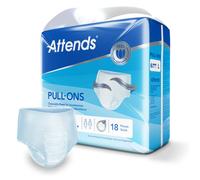 Attends Pull Ons Adult Incontinence Pants Number 6 - Size Large 4 x Packs of 18