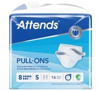 Attends Pull Ons Incontinence Pads - 8 Small Size - 1 x Pack of 16