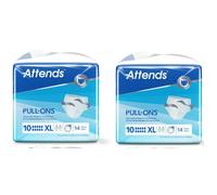 Attends Pull Ons Pants 10 XL Extra Large - 2 Packs of 14 Incontinence Adult Pant