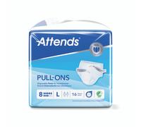 Attends Pull Ons 8 Large Pack Of 16 Adult Nappies Pull Up Pants Slips 8L