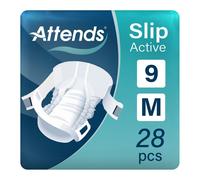 Attends Slip Active 9 Medium (2100ml) 28 Pack Incontinence Protection