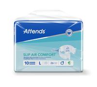 Attends Slip Air Comfort 10 Large - All In One Diaper / Slip - 1 x Pack of 26