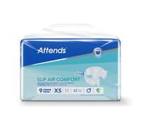 Attends Slip Air Comfort 9 Extra Small |4 Packs of 32