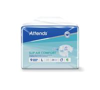 Attends Slip Air Comfort Nappies Size 9L x4 Pack of 28 37789