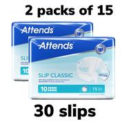 Attends Adult Incontinence Care Slip Classic 10 Medium 30 Nappies