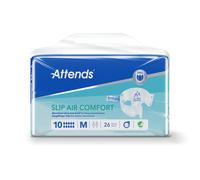 Attends Slip Regular 10 Medium - Adult All In One Diaper / Slip - 4 x Pack of 26