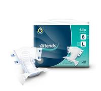 Attends Slip Regular 8 Large - Adult All In One Diaper / Slip - 1 x Pack of 28
