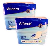 Attends Soft 4 Super Unisex Incontinence Pads 92 Pack Discreet Men Women