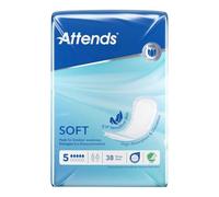 Attends Soft 5 Incontinence Pads - Pack of 38