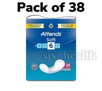 Attends Soft 6 - Pack of 38 Incontinence Pads adult nappies