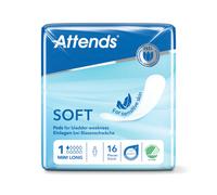Attends Soft Pad Sz 1 Lng Mini PK16