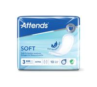 Attends Soft 3 Extra Small Shaped Light Incontinence Pad - 8 x Packs of 10