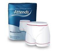 Attends Stretch Pants - Unisex Fixation Pants for Shaped Incontinence Pads (Small) - Pack of 15