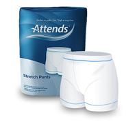 Attends Stretch Pull Up Fixation Pants (Medium) - Pack of 15 |Washable| Reusable