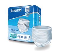 Attends Super Plus Underwear XL Extra Large Heavy Absorbency APP0740 - Pack of 14