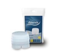 Attends Washable Fixation Stretch Fit Pants Comfort - (1 Pack of 3) (Small)