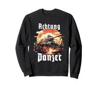 Attention tanks | Tank Driver Tiger Tank | 1943 soldiers Sweatshirt