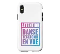 Attention: Tecktonik Dance Ahead - France Language Case for iPhone X/XS