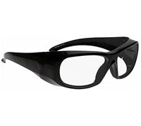 ATTENUTECH Lead Glasses, X-Ray Radiation Eye Protection.75mm Pb, Retro Classic Style, Economical (Black)