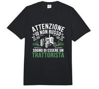 ATTENZIONE Io Non Russo Sogno Di Essere Un Trattorista Comfort Colors Adult Heavyweight T-Shirt