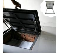 Attic Access Door/Bulkhead Doors, Embedded Cellars Exit Covers for Storage Room/Wine Cellar, Extra Large Storm Shelter Security Exit(W28xL36in(71.1x91.5cm))