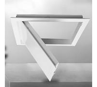 Attic Access Hatch Panels with Lock, Heavy-Duty Aluminum Alloy Frame, Adjustable Ceiling Inspection Hatch for Residential and Shower Room