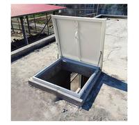 Attic Access Panel Commercial Safety Access Doors Sealing Waterproofing for attics, Balconies, basements, Escape Routes, Inspection Wells(Black,90x90-95x95-101x101 cm)