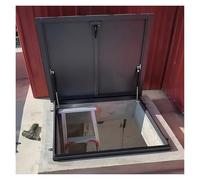 Attic Ceiling Access Door Cover, Adjustable Roof Hatch Replacement Kit for Schools, Warehouses, & Homes, Square Basement Exit Covers - 20"x20" (51x51cm)