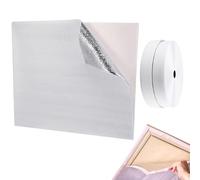 Attic Door Insulation Cover 50.79x37.4 Inch Attic Fan Cover with 5m Sticker Attic Vent Insulation Cover for Winter Summer, Attic Fan Cover