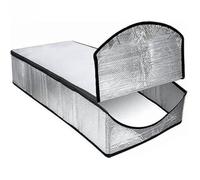 Attic Door Insulation Cover, Dustproof Waterproof Attic Stairs Insulation Cover, 54x25x11", Double Bubble Reflective Tent with ZipperAttic Door