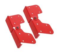 Attic Ladder Hinge 2Pcs Aluminum Folding Ladder Hinge Reinforcement Parts Red Replacement for Telescopic Ladder Accessories