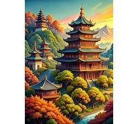 Attic Palace View Puzzles 700 for Adults,jigsaw puzzles for adults 700 Pieces Puzzle Home Challenging Educational Games Home Decoration puzzle Gifts