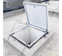 Attic roof skylights, roof skylights, skylight exit covers for escape routes and basement exits,White,100x100cm/39.4x39.4