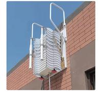 Attic Staircase Attic Stairs Pull Down Loft Ladder Lightweight Folding Ladder With Armrests Telescoping Ladder Wall Mounted Attic Ladder(Wei,2-2.5m)