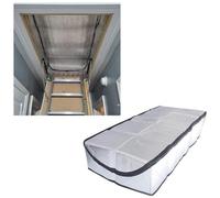 Attic Stairs Insulation Cover, Attic Ladder Insulation Cover with Zipper Garage Door Insulation Kit Pull Down Attic Stairs Insulation Cover Kit