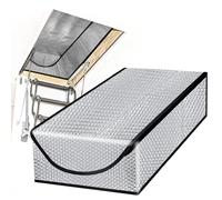Attic Stairway Insulation Cover - Premium Energy Saving Attic Stairs Door Ladder Insulator Pull Down Tent with Zipper 25 in x 54 in x 11In (Attic Cover)