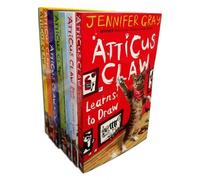 Atticus Claw World's Greatest Cat Detective X 7 Books Collection Set Pack By Jennifer Gray (Learns to Draw, Breaks the Law, Lends a Paw, Hears a Roar, Misty Moor, Goes Ashore, Settles a Score)