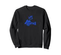Atticus the King / Blue Crown & Name for Men Called Atticus Sweatshirt