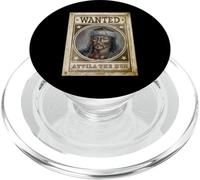 Attila king huno is wanted west humor funny gift vintage PopSockets PopGrip for MagSafe