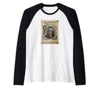 Attila King huno is Wanted west Humor Funny Gift Vintage Raglan Baseball Tee
