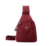 Attimeperiod Waterproof 2-Way Commuter Bag, Preferablen/Triangulary Waterproof 2-Way Commuter Bag, Fashion Oxford Cloth Casual Backpack, Waterproofs Oxford Multi-compartment Crossbody Bags (Red)