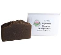 ATTIS Handmade Espresso | Cinnamon Shampoo Bar | with Coffee powder and Clove Essential Oil