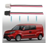 Attisfiera 2 x Wiring Harness Resistor Heater for Berlingo C4 Picasso Jumpy Doblo Grande Punto Linea 500 Panda 2 Corsa D Partner 2 Expert 2005-2012 55702441, 77366112 Connectors Plug Cable Resistan