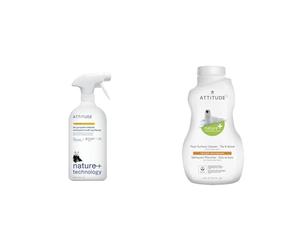 ATTITUDE All Purpose Cleaner, EWG Verified Multi-Surface Products, Vegan & Floor Surface Cleaner for Tile and Wood, EWG Verified, Streak-Free, Vegan and Cruelty-free Household Cleaning Products