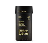 ATTITUDE Aluminum-Free Deodorant for Men, 95% Natural Origin Ingredients, EWG Verified, No Ingredients of Concern, Odor Control, With Baking Soda, Amber & Citrus, 75 g