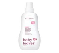 ATTITUDE Baby Fabric Softener Liquid, EWG Verified, Safe for Baby Clothes, Infant and Newborn, Vegan and Naturally Derived Washing Soap, HE Compatible, Unscented, 40 Loads, 1.04 Liter