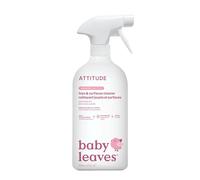 ATTITUDE Baby & Kids Toy Cleaner Spray, EWG Verified, Unscented, 800 ml | Cleans Toys High Chairs & Play Areas, No Sticky Film, Unscented, Daily Use, 99% Naturally Derived, Multi Surface Nursery