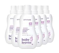 ATTITUDE Baby Laundry Detergent, EWG Verified, Plant and Mineral-Based Formula, HE Compatible, Vegan Household Products, Sweet Lullaby, 35 Loads, 35.5 Fl Oz (Pack of 6)